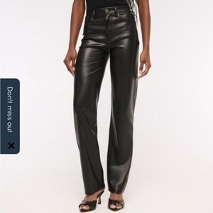 Abercrombie & Fitch Black Curve Love Pants